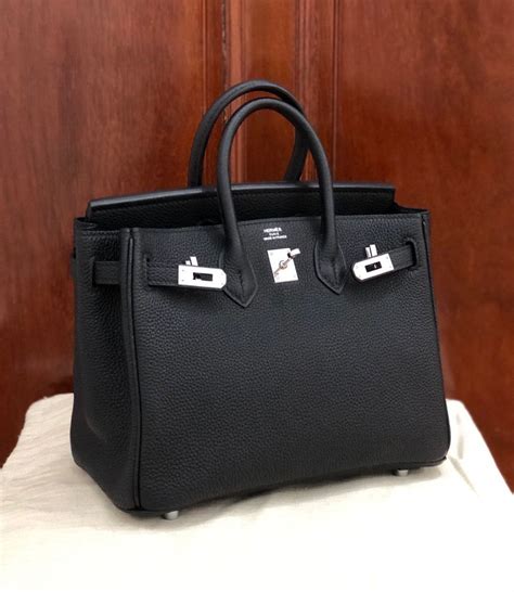 hermes kelly 25 black silver hardware